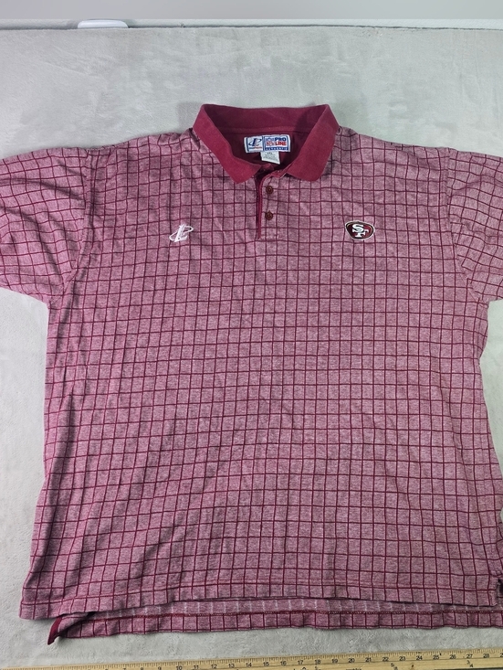 Logo Athletic Other - Vtg NFL Pro Line Polo Shirt San Francisco 49ers Short Sleeve Red 90s Sz 4XL